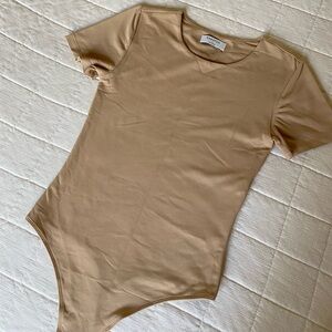 Aritzia Tan Bodysuit
